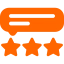 customer review system icon