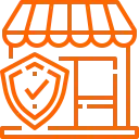 secure shopping cart icon